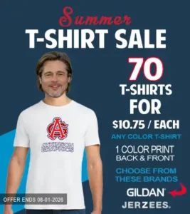 Summer 2026 T-Shirt Sale!